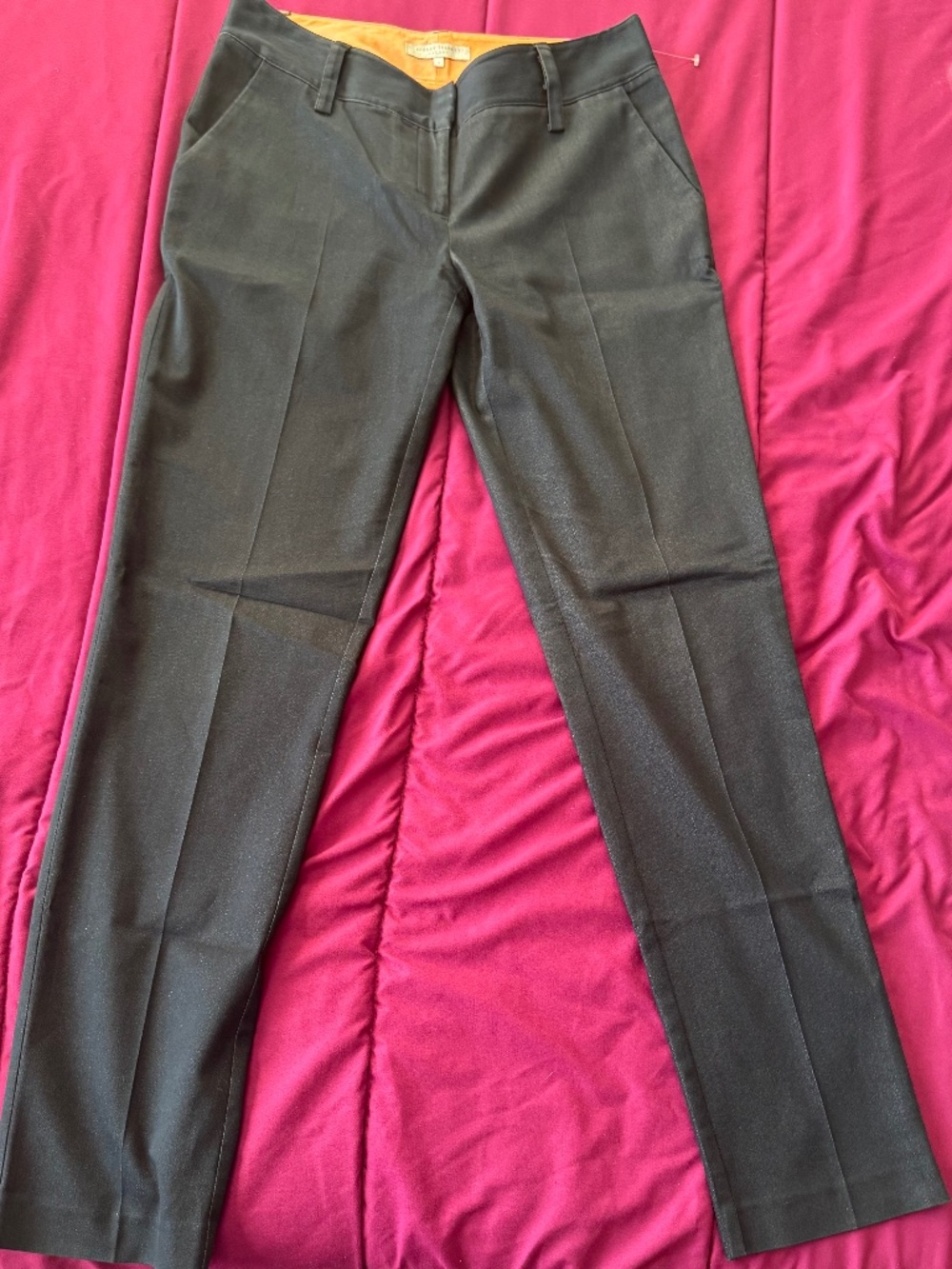 Audrey Talbott Carmel Stretch Cotton Blend Ankle Dress Pants Trousers